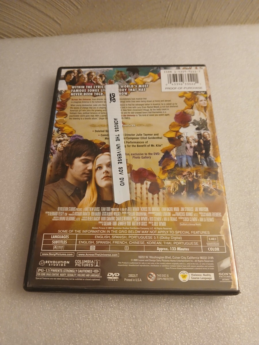 Across the Universe (DVD, 2007) Z42 43396330221| eBay
