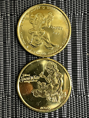 WALT DISNEY WORLD 2024-2026 GOLD/BRONZE COINS MEDALLIONS VARIETIES