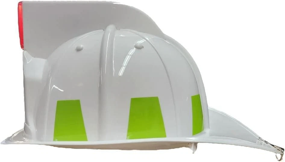 Casco de Bomberos Sombrero Blanco Bombero Luces Niños Niños Juguete Disfraz Aeromax Foto 3 de 4