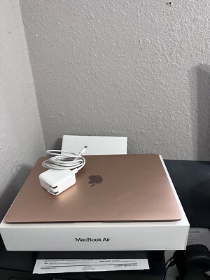 Apple MacBook Air 13in laptop (Apple M1 Chip, 8GB RAM, 256GB, 2020, Gold)