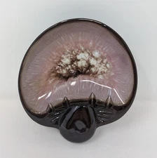 Vintage Mushroom Shaped Ceramic Ashtray Everything's Coming up Mushrooms Japan