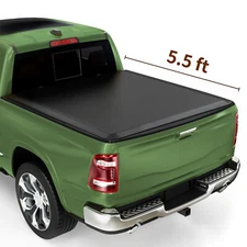 5.5FT Bed Tonneau Cover Soft Tri-fold for 2004-2014 Ford F150 F-150 Waterproof