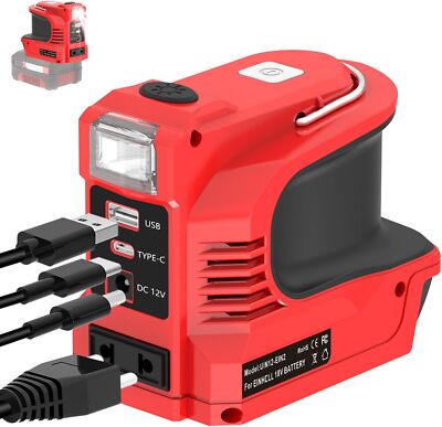 220W Portable Power Inverter for Einhell 18V Battery DC 18V to AC - Main Image