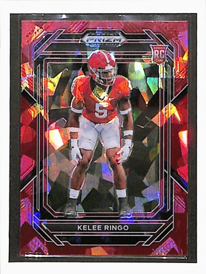 2023 Prizm Draft Picks KELEE RINGO #176 RC RED ICE PHILADELPHIA EAGLES ...