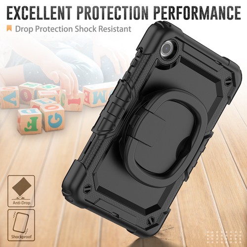 For Lenovo Tab M8 4th Gen Case Kids Shockproof Stand Cover With Shoulder Strap - Picture 7 of 26
