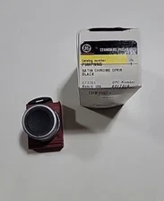 GENERAL ELECTRIC P9MPNNG, Black Momentary Standard Pushbutton With Latch, 22mm