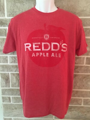 Redds Apple Ale Mens Shirt Size M New Color Red NWT