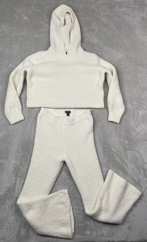 Art Class -Girls Ivory Crop Long Sleeve Hoodie Set Girls L (10/12) (M 7/8) - Picture 13 of 13