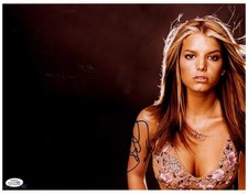 Jessica Simpson Signed Autographed 11x14 Photo Young Pop Star Hot Sexy ACOA