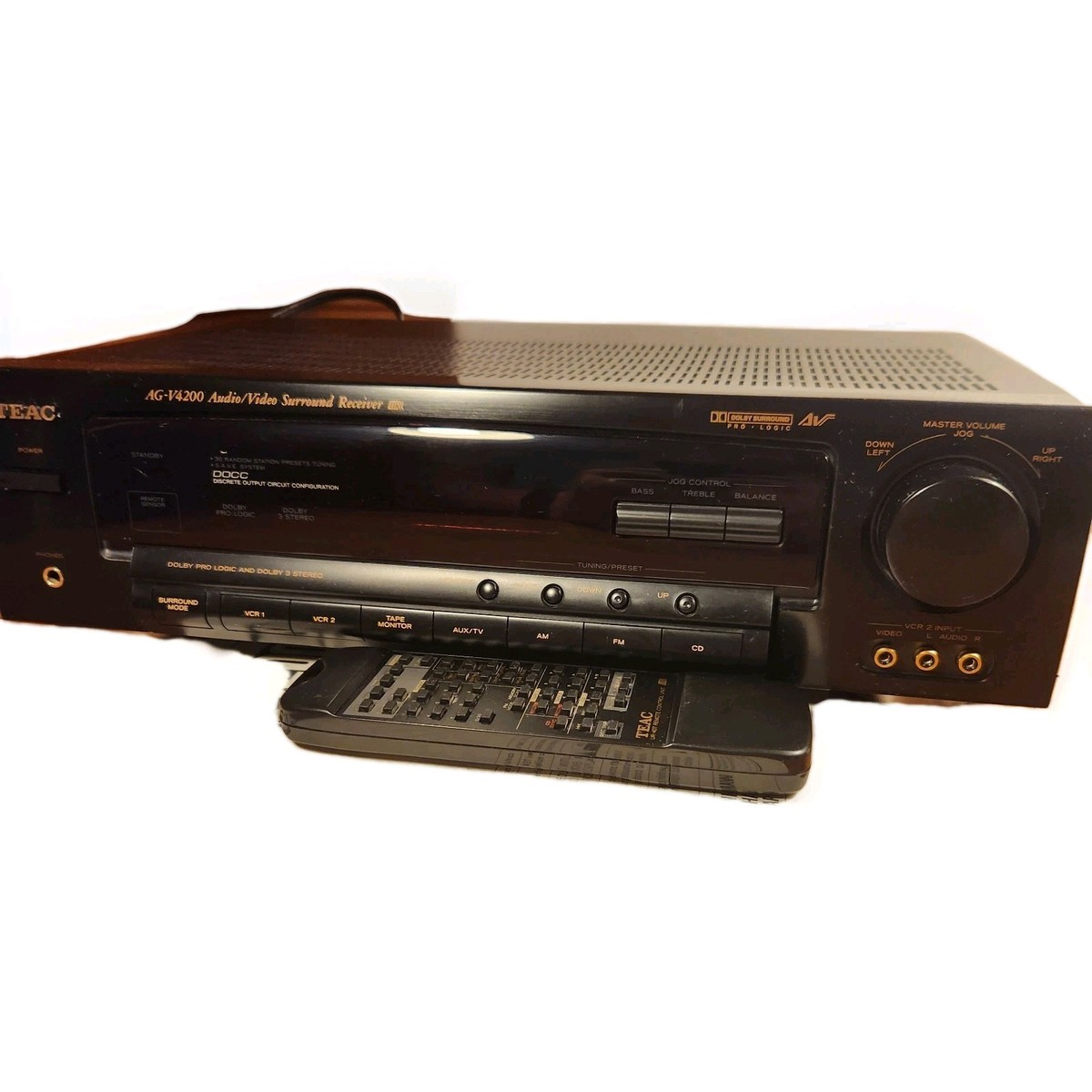 その他 TEAC AV-200 TEAC AG-V4200 Receiver 5.1 Surround Sound Stereo AV Guide Works | eBay