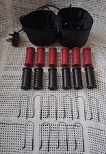Nicky Clarke Heated Rollers Dual Voltage Use Home/Abroad, 10 clips, NHS005