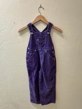 Vtg Purple Overallls Girls 5 Levis Corduroy