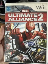 Marvel: Ultimate Alliance 2 (Nintendo Wii, 2009), CIB, Comic Included, Tested