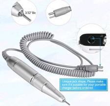 Lightweight Portable Nail Drill Handpiece Cable - 30000 RPM for 2-Jack Hosts