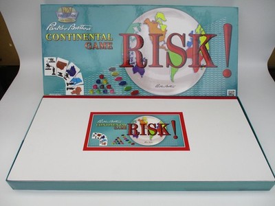 Vintage 1968 Parker Brothers Risk Continental Board Game Star Triangle Armies