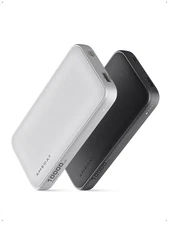 2 Pack Portable Charger, 10000mAh USB C Power Bank Ultra Slim 15W External Ch...