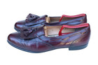 Salvatore Ferragamo Burgundy Brown Leather Kiltie Tassel Loafer Dress Shoe 11.5 — photo 5