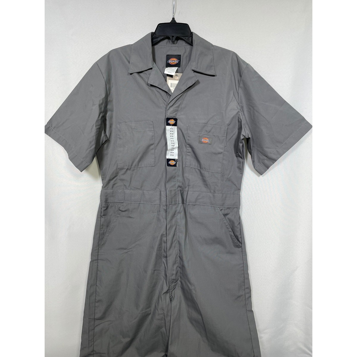 Dickies Gray Work Utility Coverall One Piece Jumpsuit Men's MEDIUM