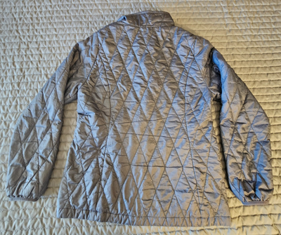 サイズ確認 Patagonia Girls Nano Puff Primaloft Jacket Size L (12) Diamond