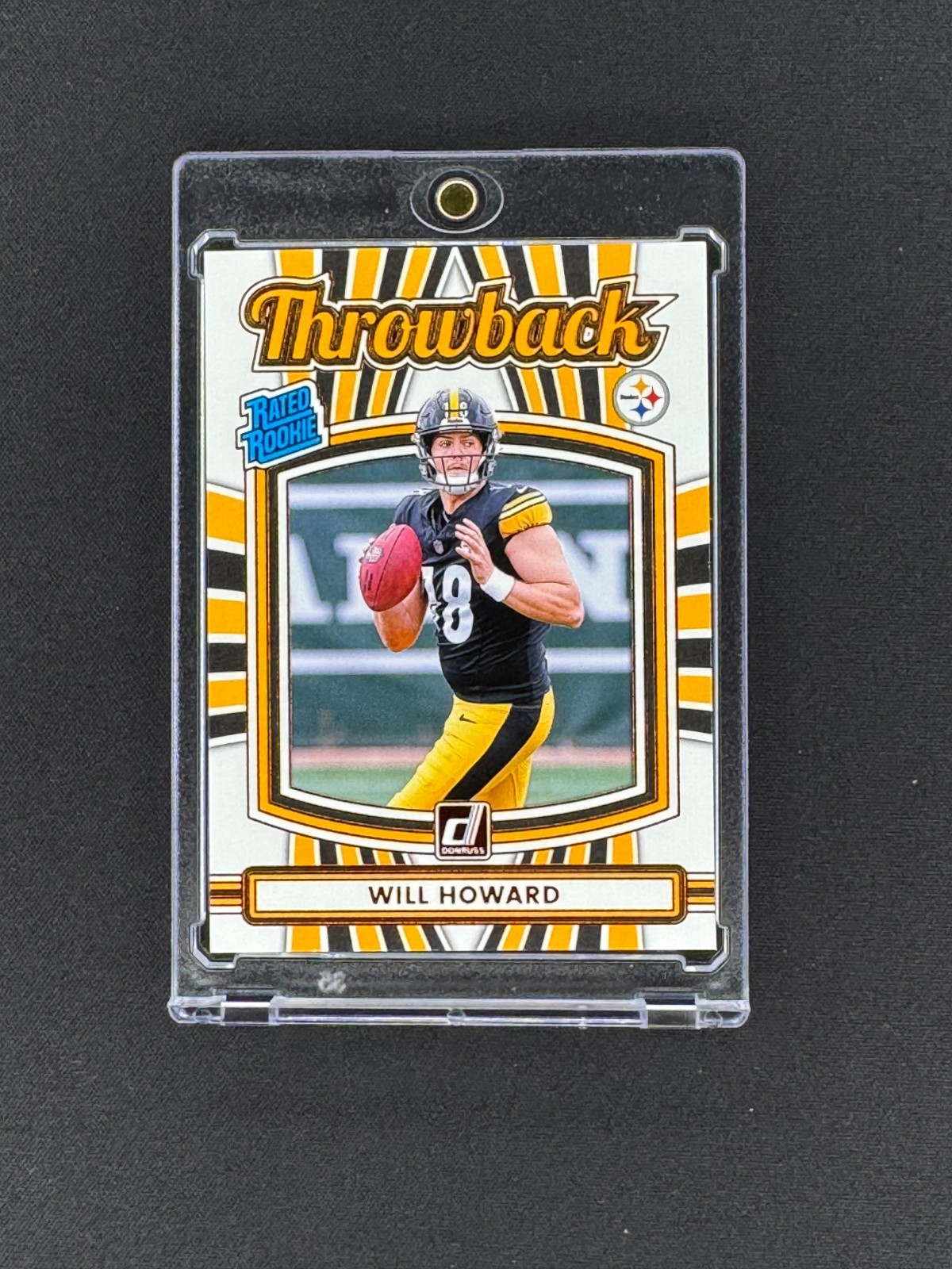 2025 Panini Donruss Throwback Rated Rookie Will Howard #30 FREE SHIP! RC