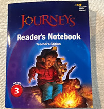 Houghton Mifflin Harcourt Journeys Reader's Notebook Grade 3 Teacher's Ed
