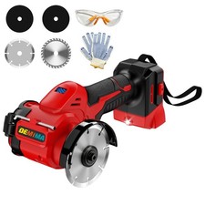 DEMIMA Cordless Cut Off Tool Compatible with Milwaukee 18V Battery, 3-Inch Br...