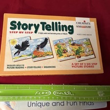 12-Card Story Sequencing Set Fables By Creatives EUC