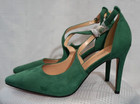Coleter green suede look high heel pumps for women size 10.5 new nb — photo 3