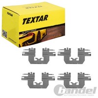 Textar MONTAGE-SATZ BremsbelÄGe ZubehÖR Hinten Passend FüR Abarth 124 Fiat 124 M