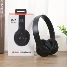 P47 Wireless Bluetooth Headphones with Noise Cancelling Over-Ear Earphones 5.1*~