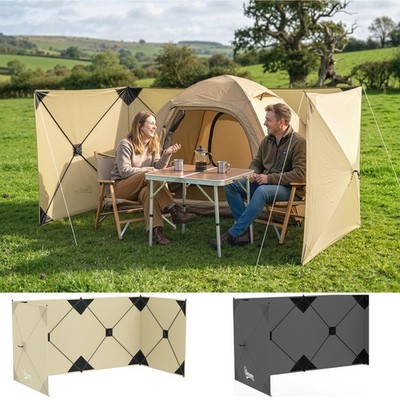Camping Windschutz, Pop Up Nabenrahmen Windbreaker Blocker