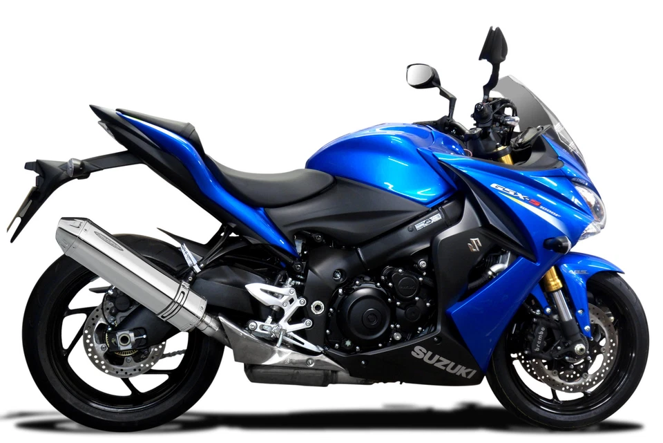 Suzuki GSX-S1000 2016-2024 Kit de silenciador de escape de acero inoxidable triovalado de 17" deslizable Foto 3 de 4