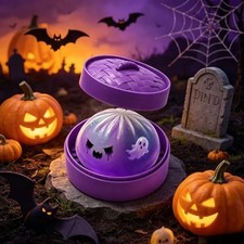 Halloween Ghost Dumpling Squishy Soft Slow Rising Stress Relief Sensory Fidget