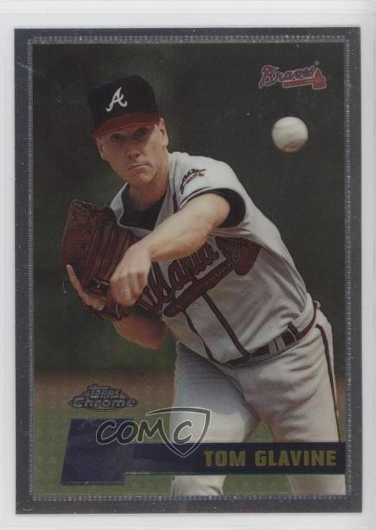 1996 Topps Chrome Tom Glavine #105 HOF g2x