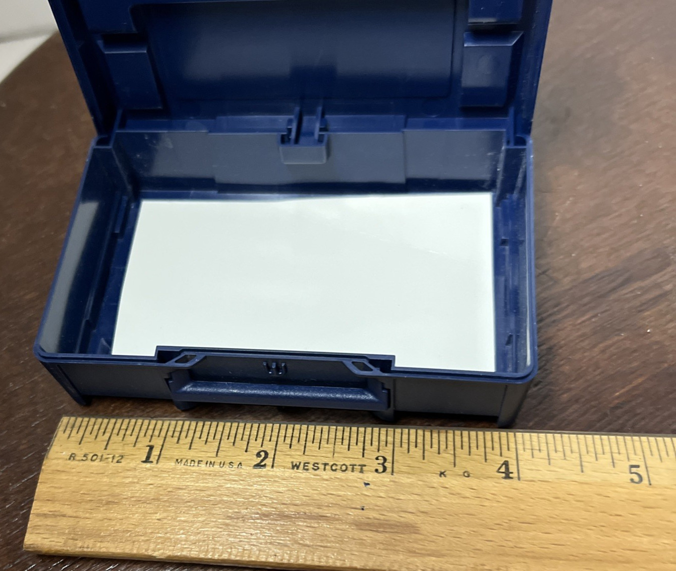 NEW Festool Blue Business Card Case Plastic Micro Systainer Blue & Green Logo