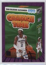 2023 Panini Donruss Crunch Time Purple Press Proof Shai Gilgeous-Alexander 0v2h