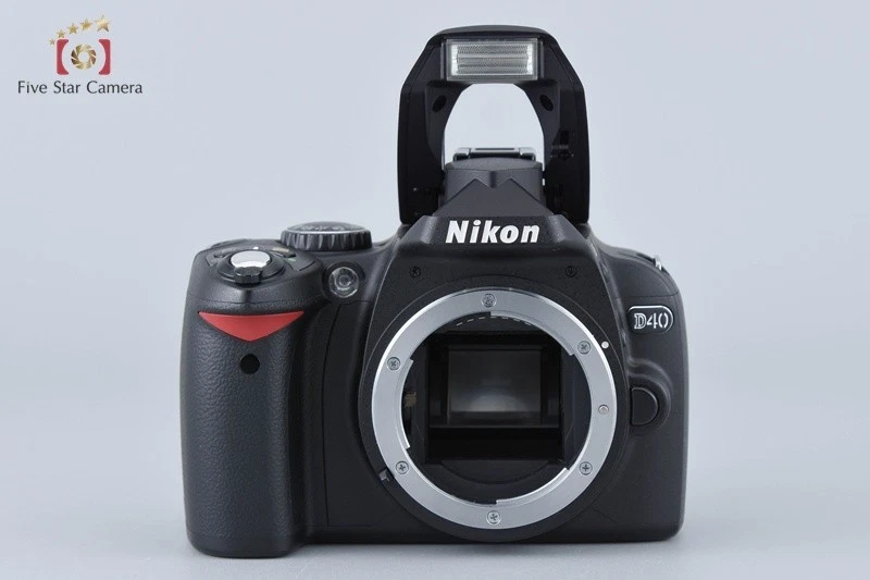 "Shutter count 2,887" Nikon D40 Black 6.1 MP DSLR AF-S DX 18-55 55-200 Lenses - Image 4 of 4