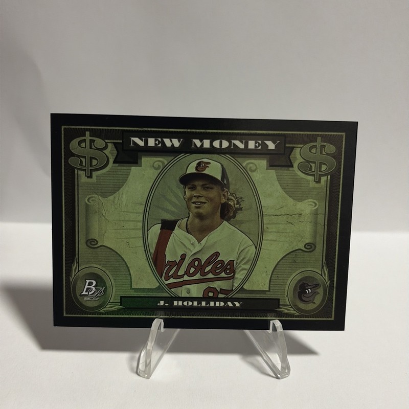 Topps 2023 Bowman Platinum Jackson Holliday Orioles New Money NM-13