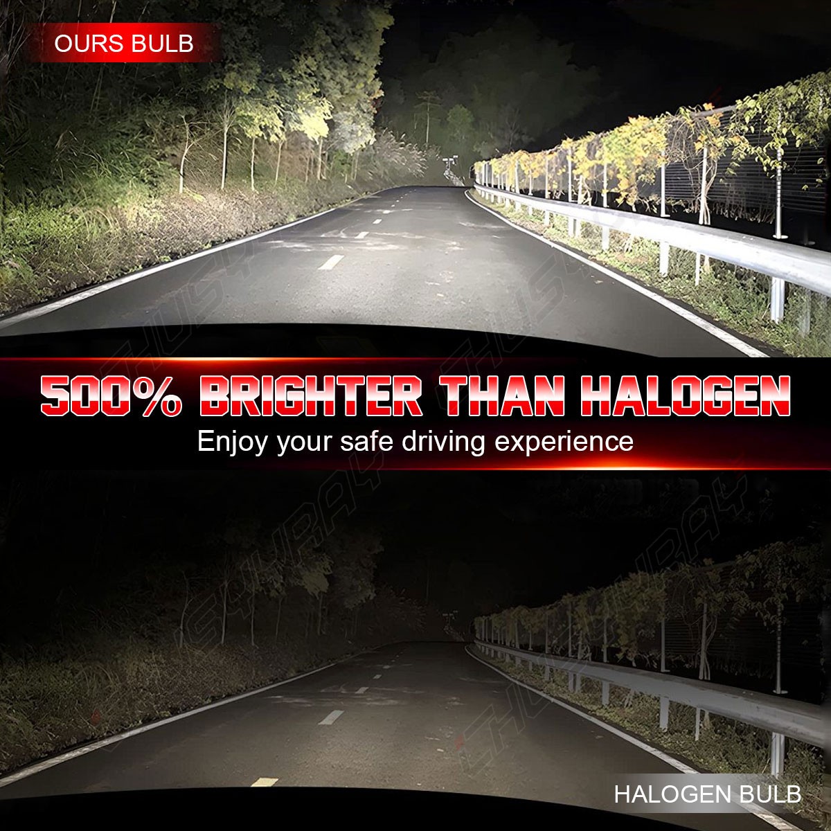 For Jeep 2007-2017 Wrangler JK JKU 7" Round H4 LED Headlights Kit thumbnail 12