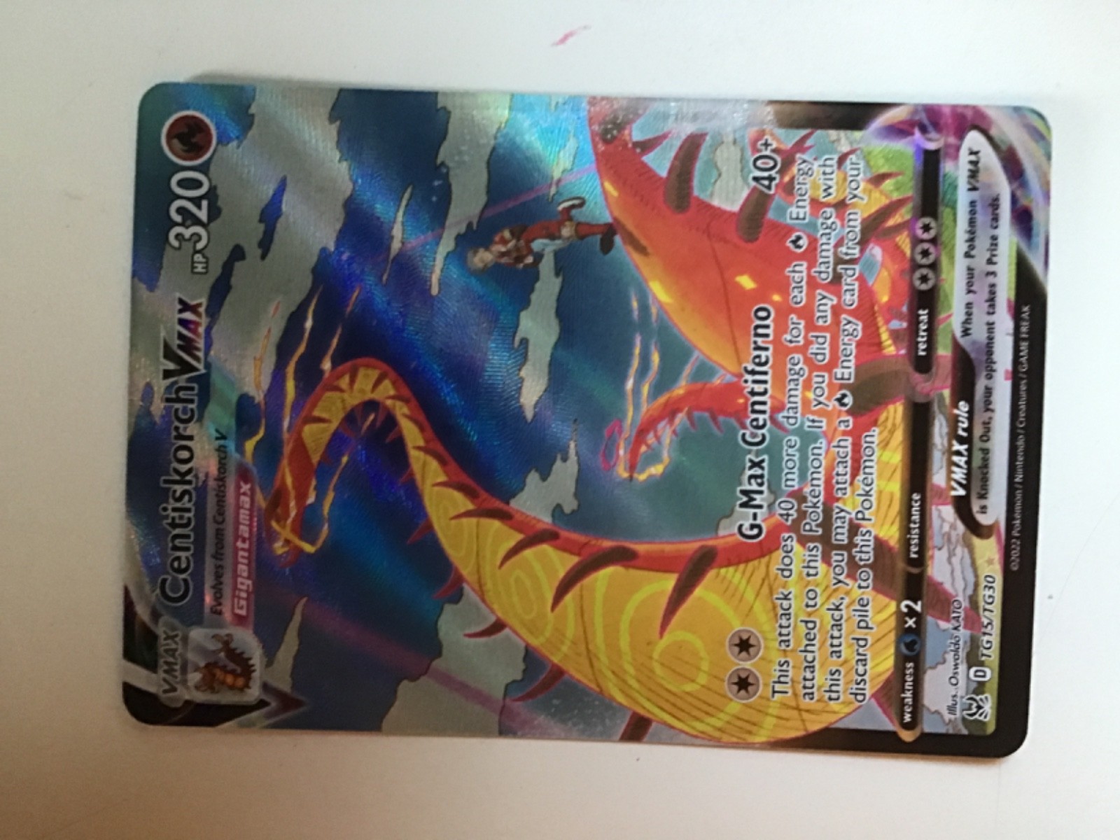 Centiskorch VMAX TG15/TG30 Ultra Rare SWSH11: Lost Origin Trainer Gallery