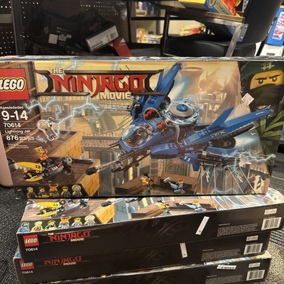 LEGO NINJAGO MOVIE: LIGHTENING JET , 70614, NEW FACTORY SEALED, 876 PCS / PZS