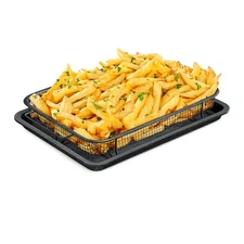 Bakken Swiss Air Fryer Tray 2 in 1 Nonstick Crisper Air Fry Basket w/Elevated