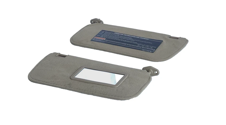 Nissan 1986-1997 carrocería rígida D21 camioneta conductor pasajero derecho parasol bronceado OEM Foto 3 de 4