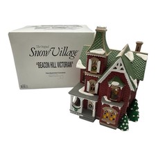 Dept. 56 "Beacon Hill Victorian" Vintage Ceramic House Original Snow Village