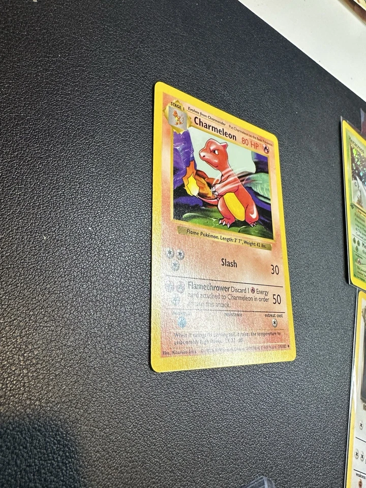 Charmeleon (Shadowless) - 24/102 Base Set - WOTC - Pokémon TCG Mint - Image 3 of 4