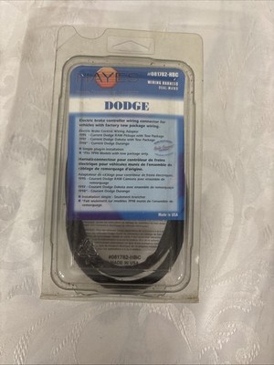 Dodge Ram Electric Trailer Brake Control Wiring Harness Connector #081782