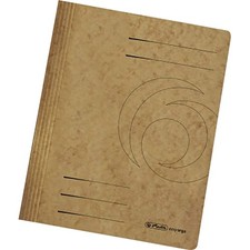 Herlitz 10902955 A4 Flat File of Colorspan Paper - Brown