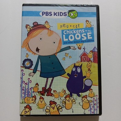 Peg + Cat Chickens On The Loose And Other Really Big Problems! (DVD 2014) PBS-Y
