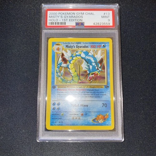 Pokémon Misty's Gyarados Holo Rare 13/132 Gym Challenge 1st Edition PSA 9 2000