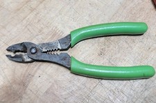 Snap On 7" Wire Stripper/Cutter/Crimper (12-20 AWG) Green Used